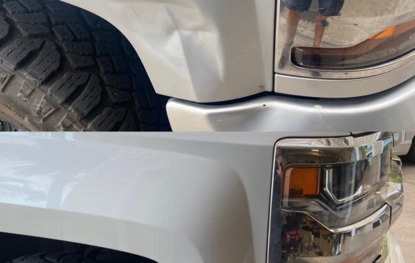 Paintless Dent Removal on Truck
