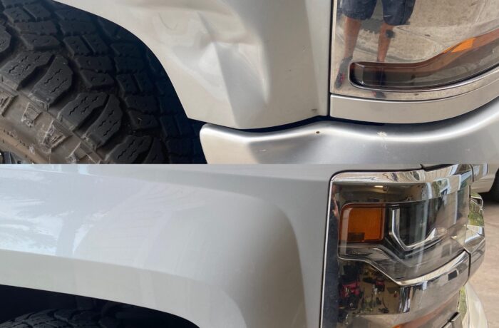 Paintless Dent Removal on Truck