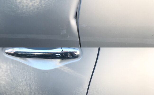 paintless-dent-removal-on-door