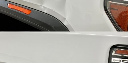 Truck Dent Repaired with Paintless Dent Removal