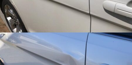 Ford SHO Dent Repair Before After in Kahului