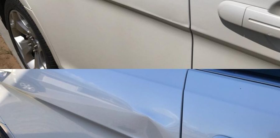Ford SHO Dent Repair Before After in Kahului